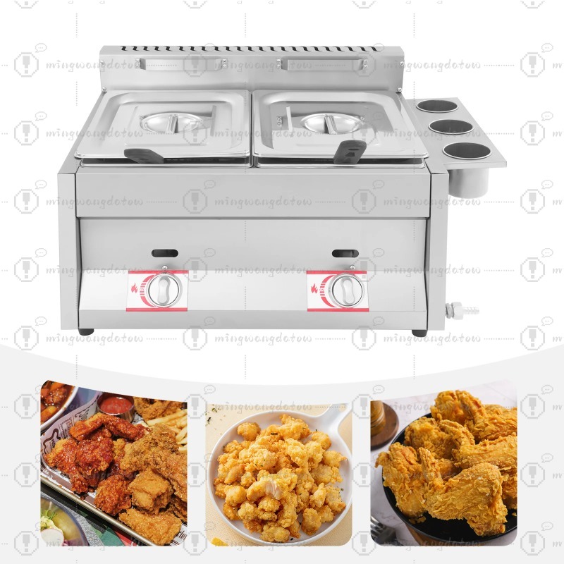 Deep Fryer Stainless - NOVA Fritadeira a Gás Comercial de