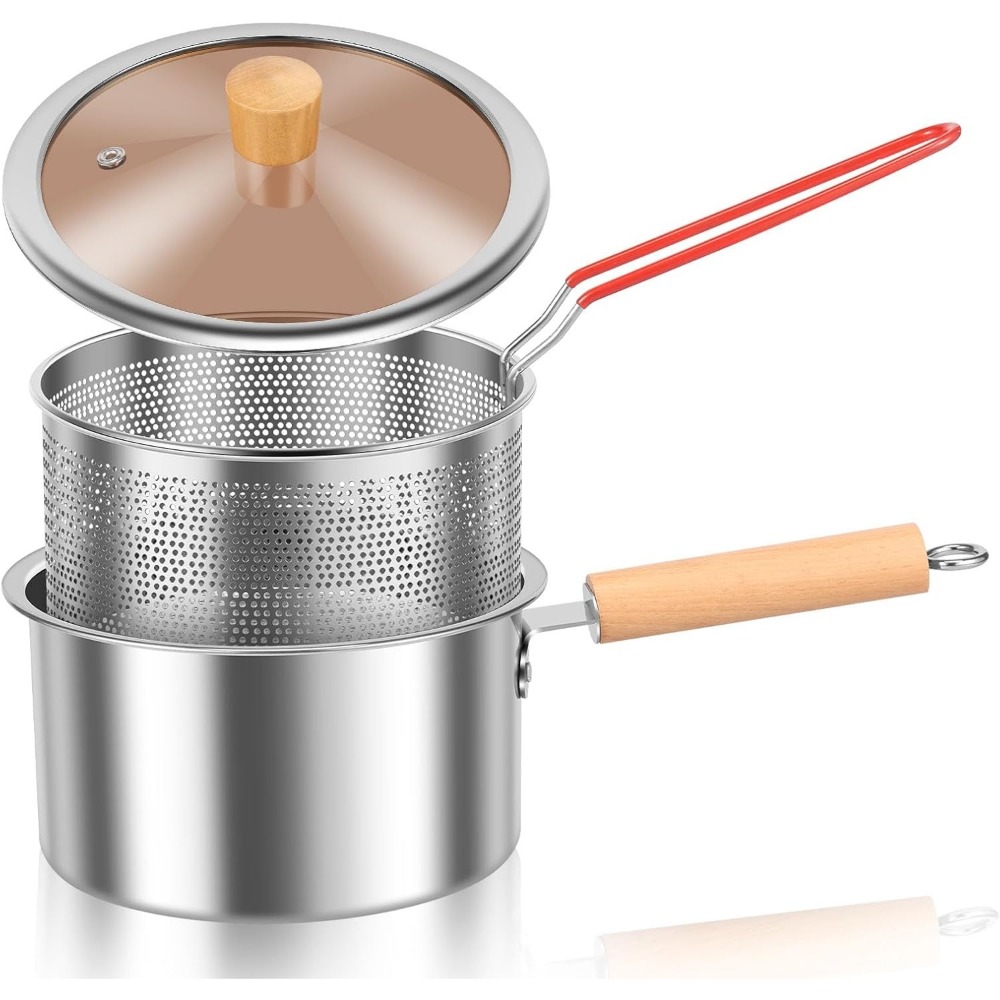 Deep Fryer Stainless - Fritadeira de aço inoxidável de 2,5L