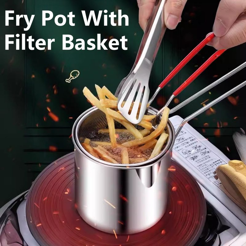 Deep Fryer Stainless - Panela de fritadeira de aço inoxidável