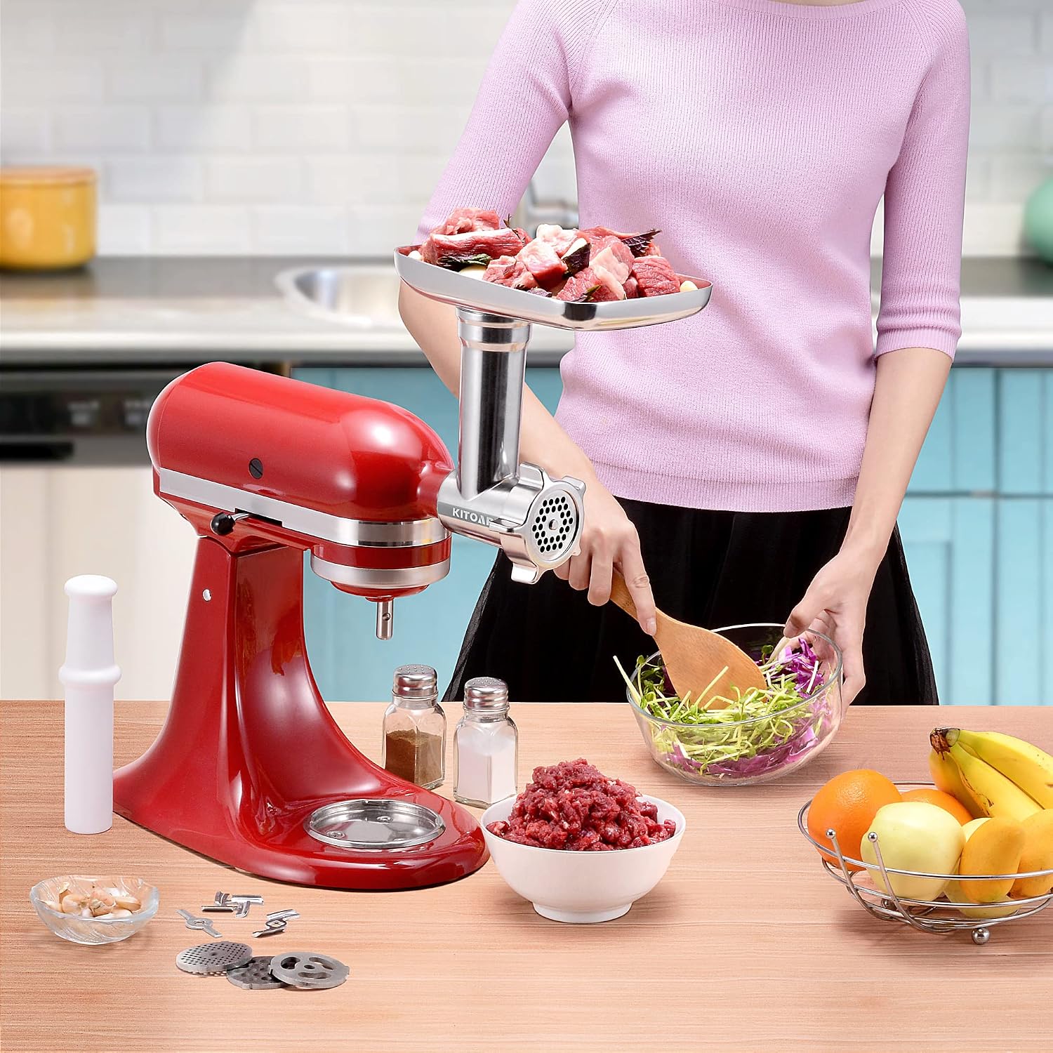 Acessórios de Moedor de Carne  - Meat Grinder Attachment avaliação e preço