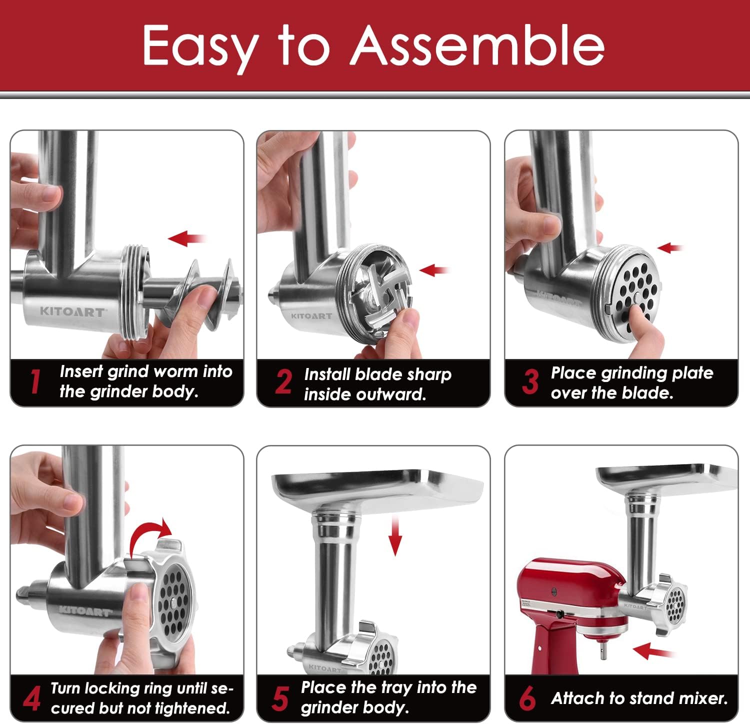 Acessórios de Moedor de Carne  - Meat Grinder Attachment avaliação e preço