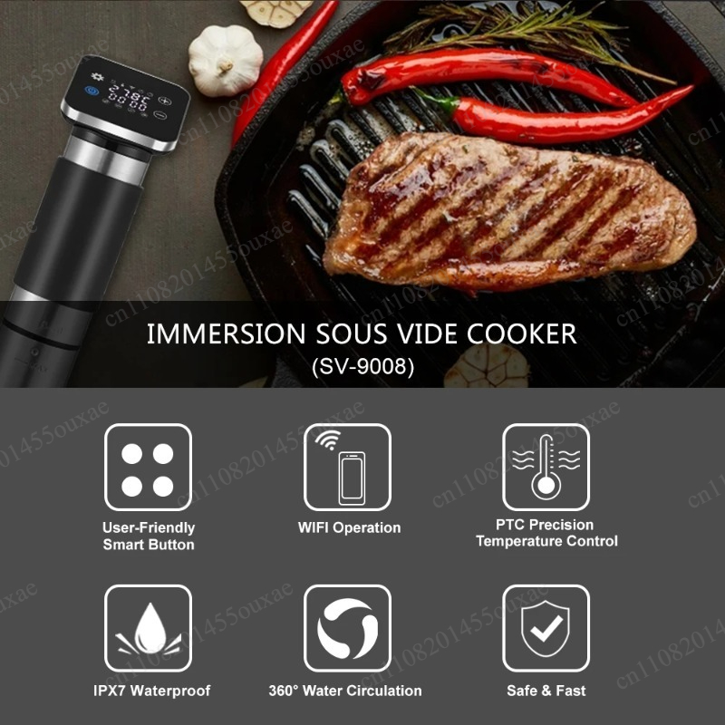 Máquina Sous Vide WiFi 1300W,  - Sous Vide Immersion avaliação e preço