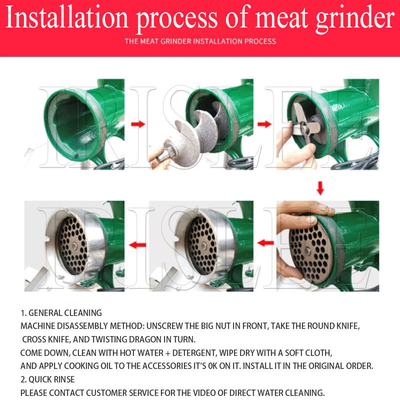 Moedor elétrico de osso de car - Meat Grinder Attachment avaliação e preço