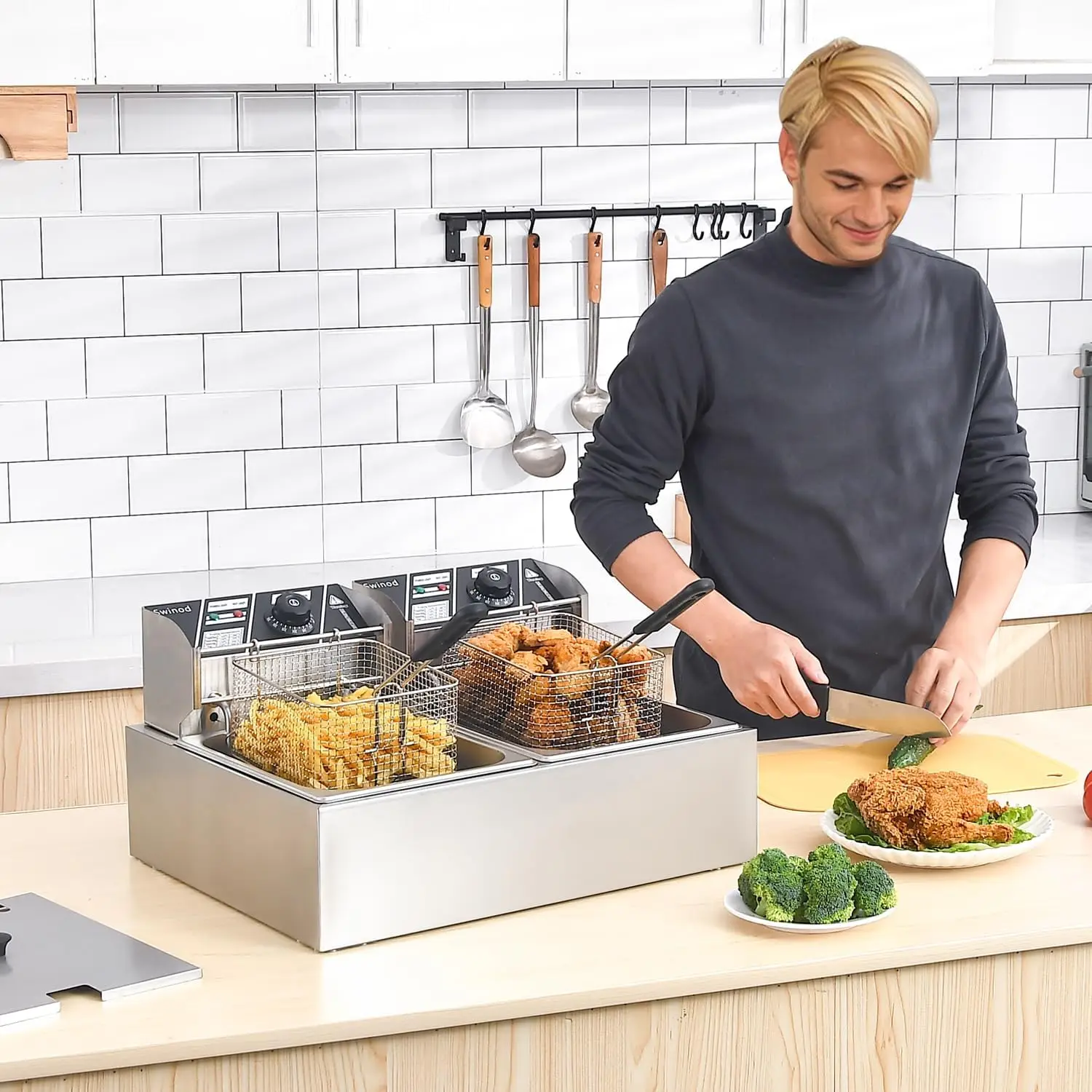 Fritadeira Elétrica Comercial  - Deep Fryer Stainless avaliação e preço