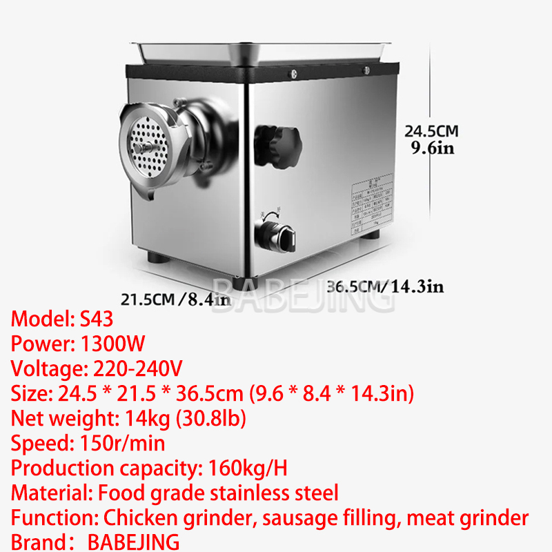 Máquina industrial para moer a - Meat Grinder Attachment avaliação e preço