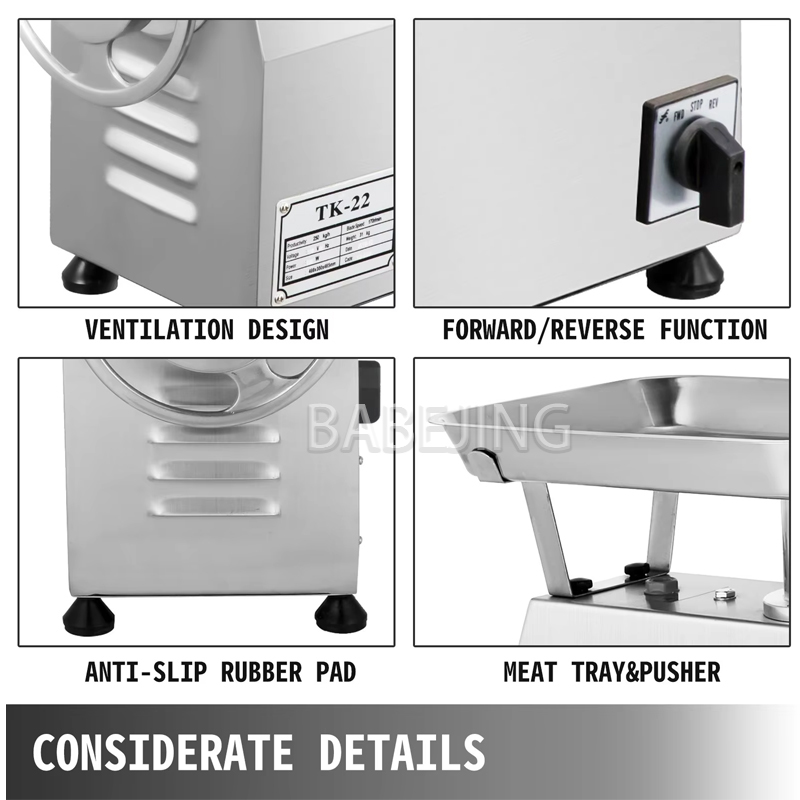 Moedor de Carne Comercial de A - Meat Grinder Attachment avaliação e preço
