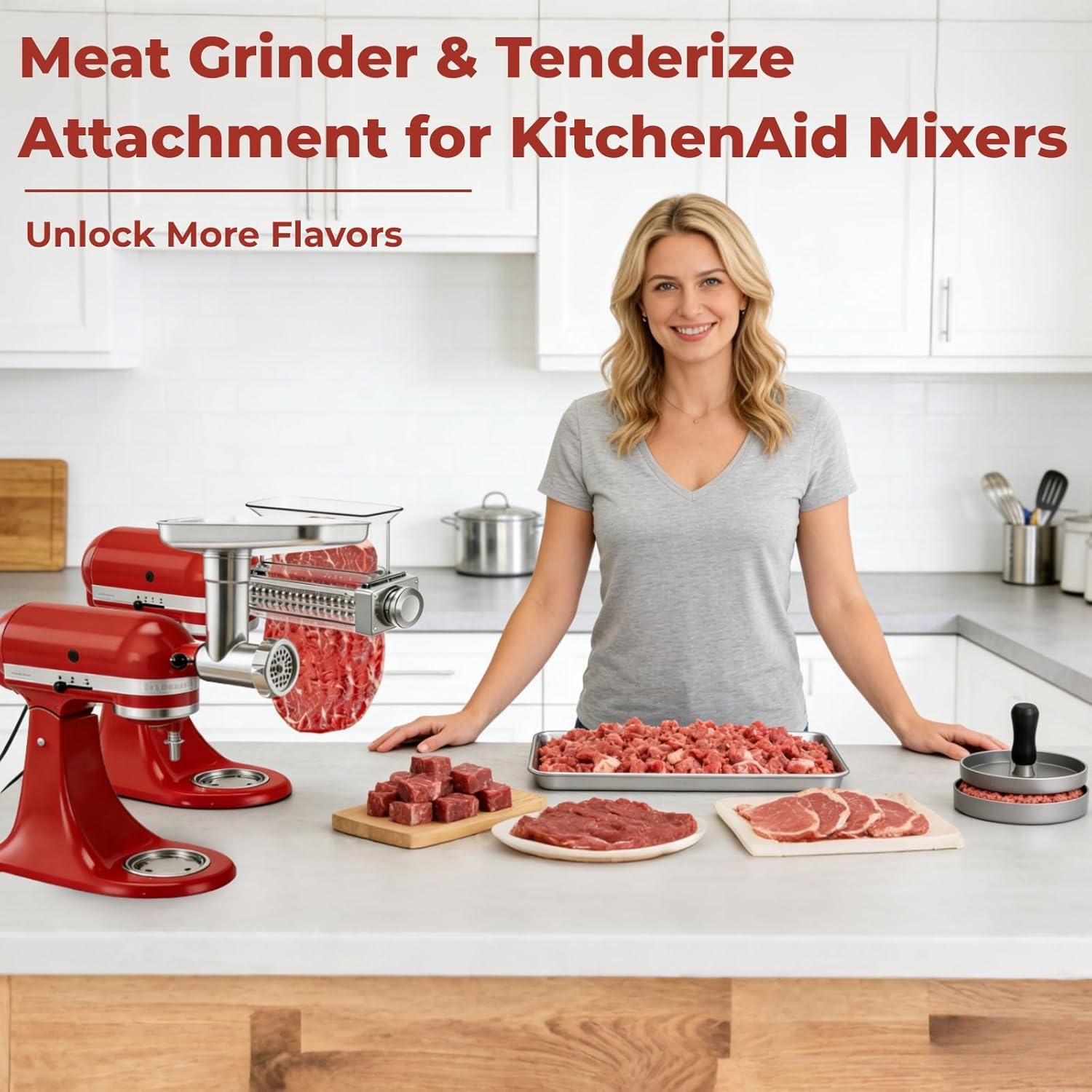 Acessório para Batedeira Kitch - Meat Grinder Attachment avaliação e preço